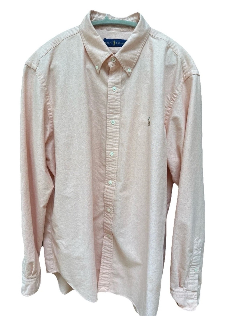 Ralph Lauren Men's Button-Down Shirt in Preppy Peach